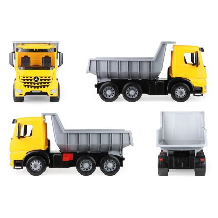 Mercedes GIGA TRUCKS kallurauto, 65 cm, kollane/hall