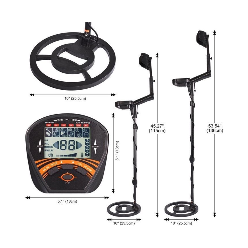 Metallidetektor 18V 2x6LR61