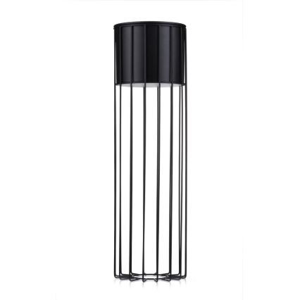 Metallist lillepott LOFT 70x20 cm must