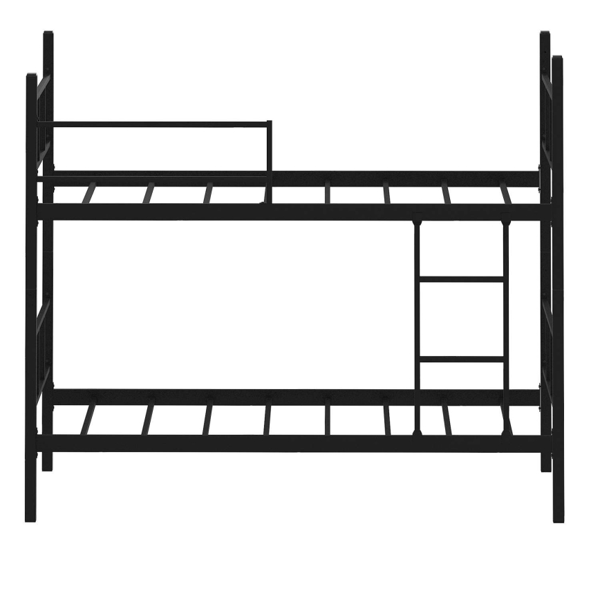 Metallist narivoodi MAVEN 90x200 cm must kandevõime 2x100 kg