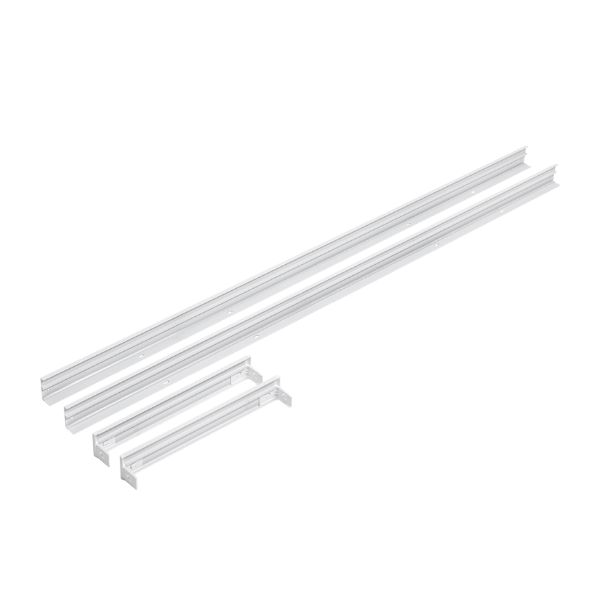 Metallraam LED valguspaneelide paigaldamiseks 1200x300 mm valge
