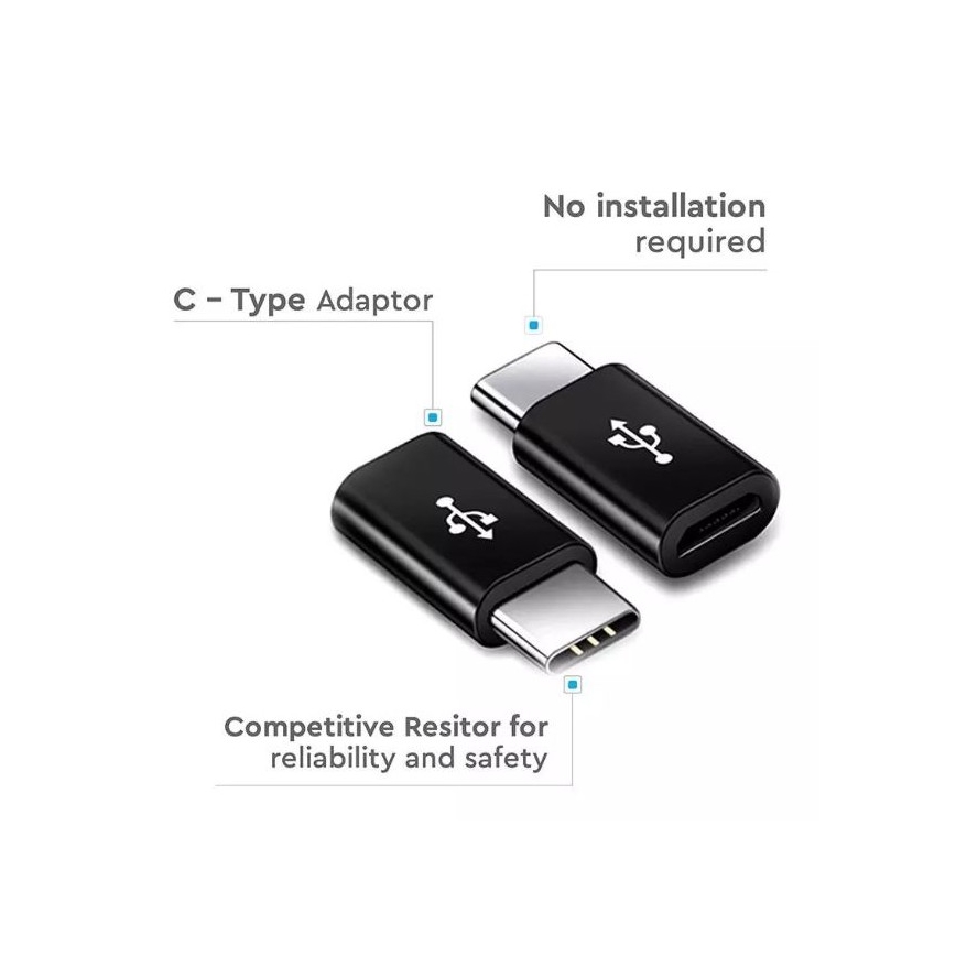 Micro USB adapter USB-C must