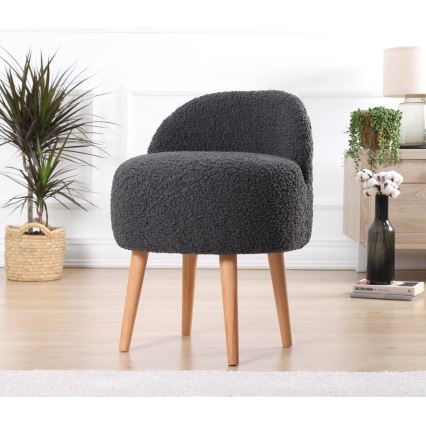 MIKI taburet, läbimõõt 46 cm, tumehall