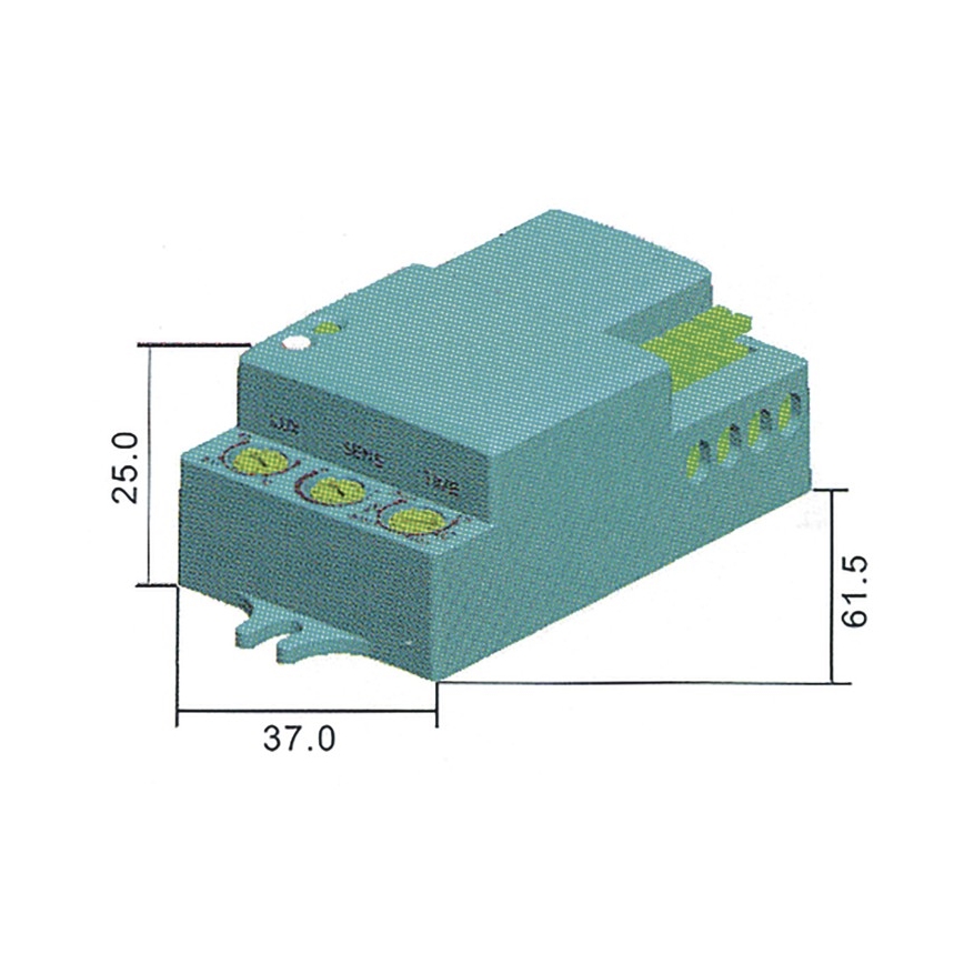 Mikrolaine liikumisandur MW B 360° 1200W/230V valge