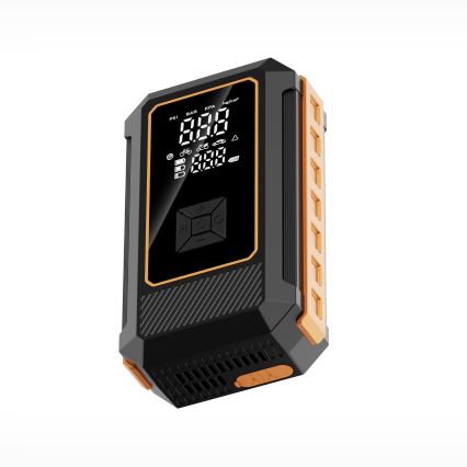 Mitmeotstarbeline käivituslaadija kompressoriga, 8000 mAh