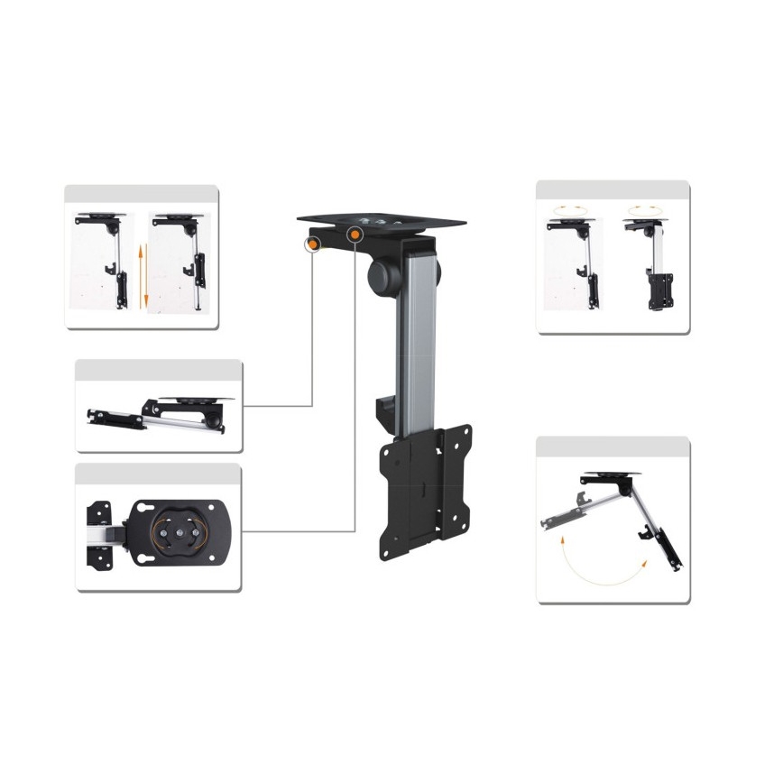 MK FLORIA MKF-17DS220 - Laekinnitus telerile 46 must