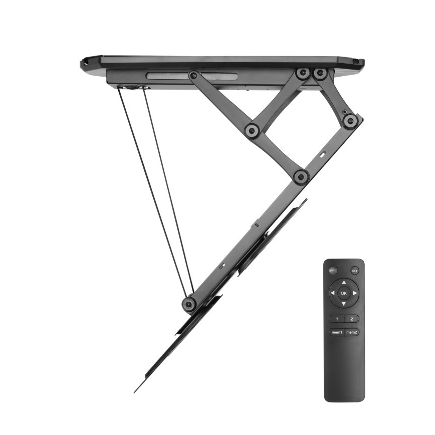 MK FLORIA MKF-20DM444 - Nutikas laehoidik TV-le 55" must Wi-Fi TUYA + kaugjuhtimispult