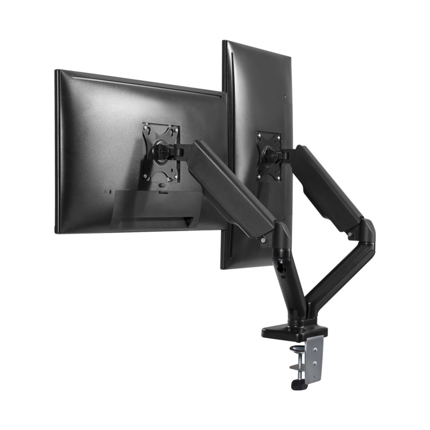 MK FLORIA MKF-21DP113S2 - Reguleeritav kahe 32 monitori kinnitus, must