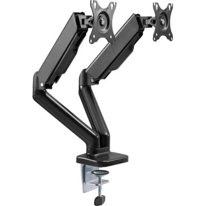 MK FLORIA MKF-21DP113S2 - Reguleeritav kahe 32 monitori kinnitus, must