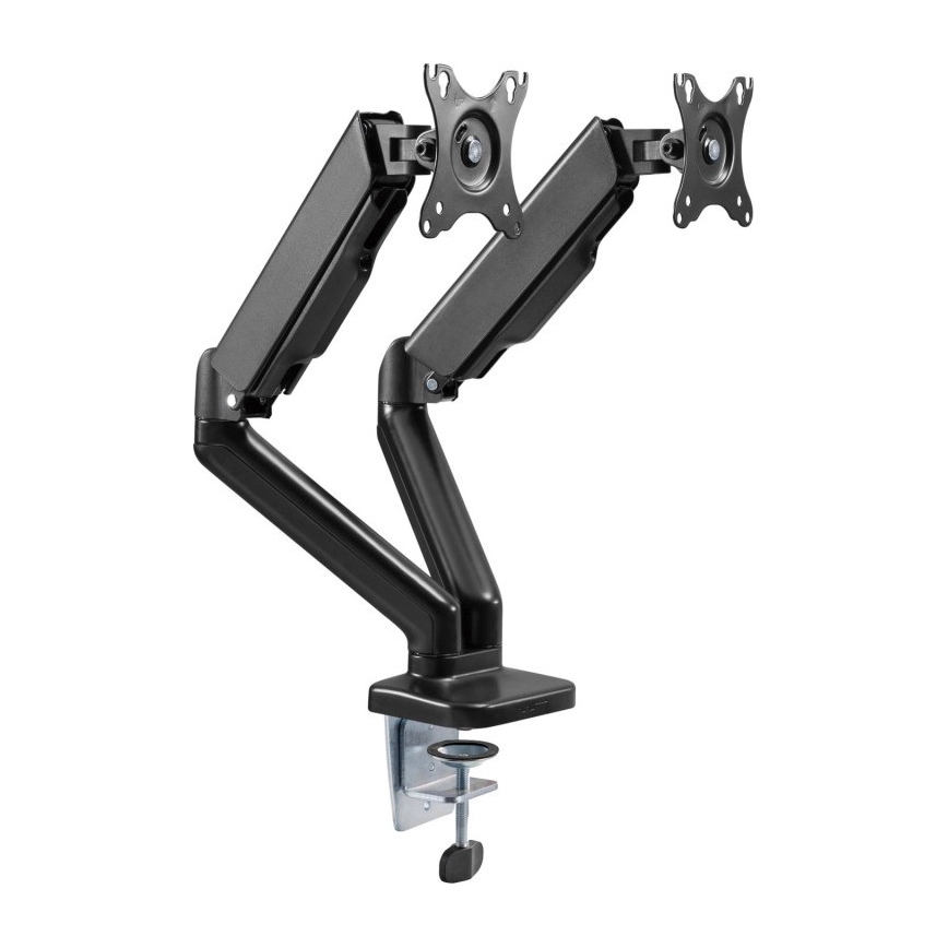 MK FLORIA MKF-21DP113S2 - Reguleeritav kahe 32 monitori kinnitus, must