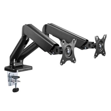 MK FLORIA MKF-21DP113S2 - Reguleeritav kahe 32 monitori kinnitus, must