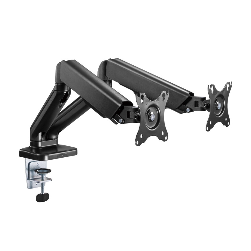 MK FLORIA MKF-21DP113S2 - Reguleeritav kahe 32 monitori kinnitus, must