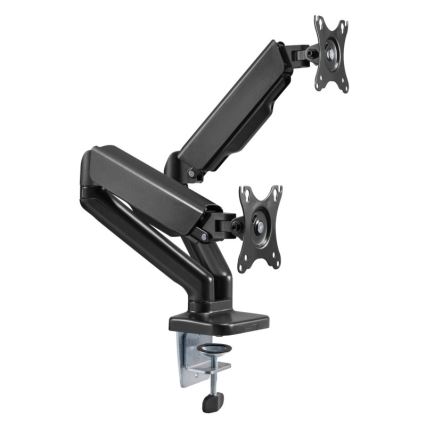 MK FLORIA MKF-21DP113S2 - Reguleeritav kahe 32 monitori kinnitus, must