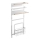 MK FLORIA MKF-21MG02W - Magnetiline organiseerija 67,5x31 cm valge