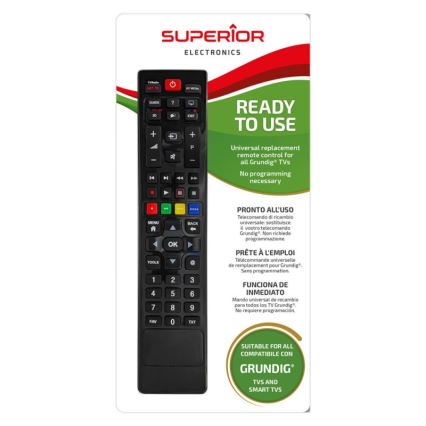 MK FLORIA Superior pult UNI TV Grundig - Asendus kaugjuhtimispult TV Grundig 2xAAA