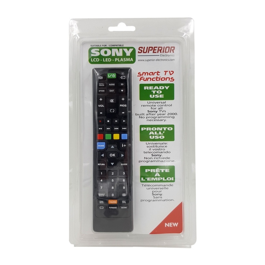 MK FLORIA Superior pult UNI TV SONY - Asenduspult SONY TV-dele 2xAAA