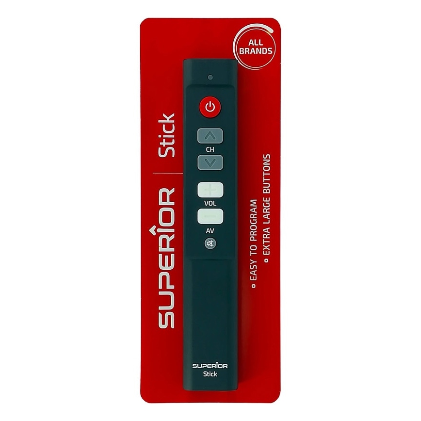MK FLORIA Superior STICK - Kaugjuhtimispult TV/audio/video jaoks 2xAAA