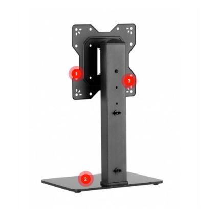 MK FLORIA Superior SUPSTV019 - Seisev telerikinnitus 23-43 must