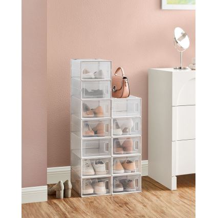 Modulaarne riiul BOXIFY lahtritega, valge