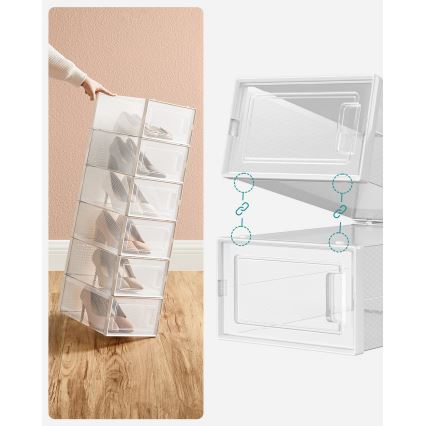Modulaarne riiul BOXIFY lahtritega, valge