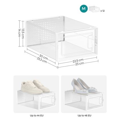 Modulaarne riiul BOXIFY lahtritega, valge