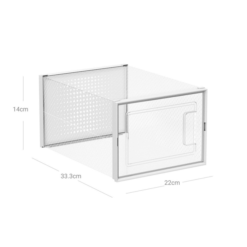 Modulaarne riiul jaotustega BOXIFY, valge