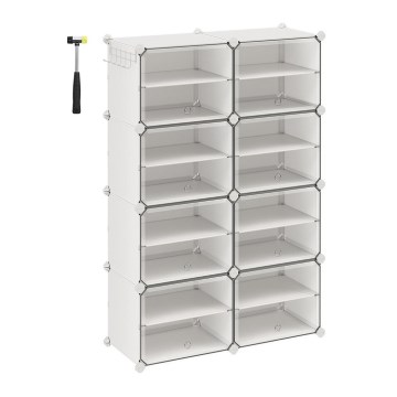 Modulaarne riiul lahtritega BOXIFY, valge
