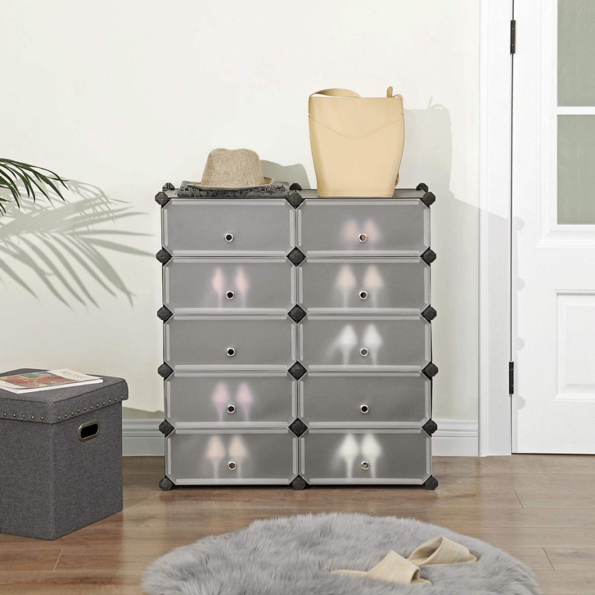 Modulaarne riiul sahtlitega BOXIFY must