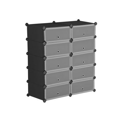 Modulaarne riiul sahtlitega BOXIFY must