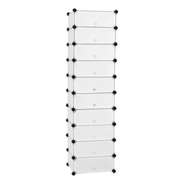 Modulaarne sahtlitega riiul BOXIFY, valge