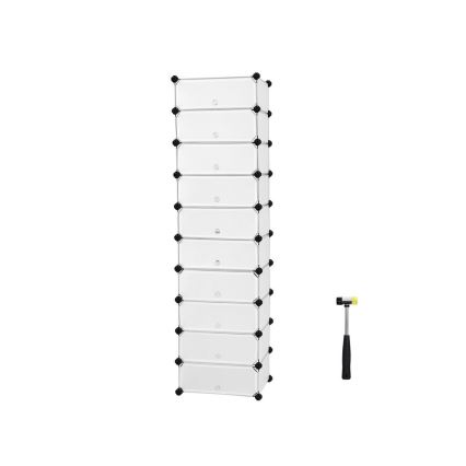 Modulaarne sahtlitega riiul BOXIFY, valge
