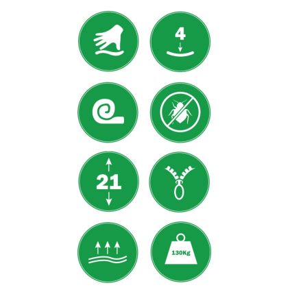 Monarch - Ortopeediline madrats SALERNO 90x200 kate Lemon