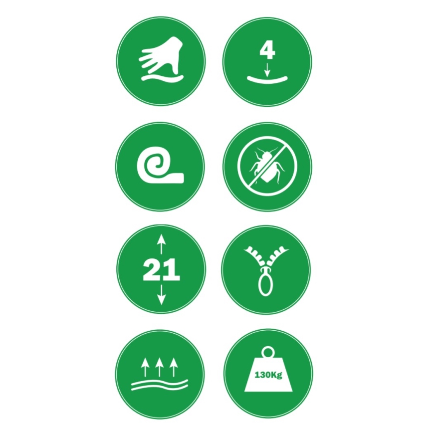 Monarch - Ortopeediline madrats SALERNO 90x200 kate Lemon