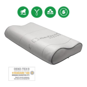 Monarch - Ortopeediline padi NICE ANATOMIC 30x60 cm Silver Medicott