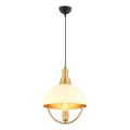 MONZA rippvalgusti 1xE27/40W/230V läbimõõt 30 cm kreem/kolloidne