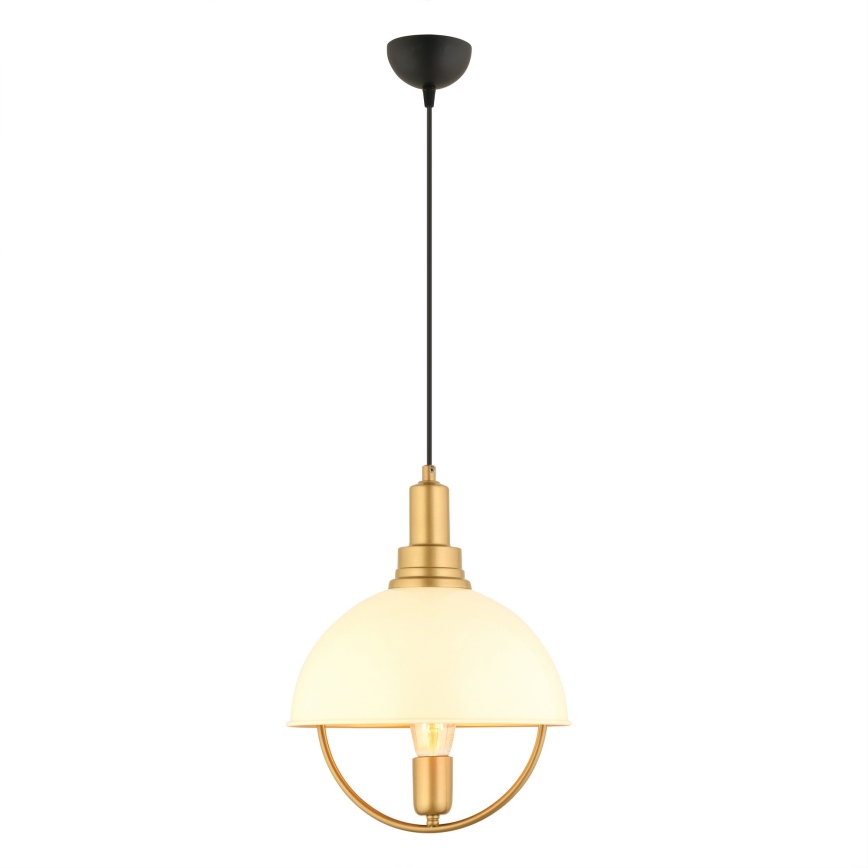MONZA rippvalgusti 1xE27/40W/230V läbimõõt 30 cm kreem/kolloidne