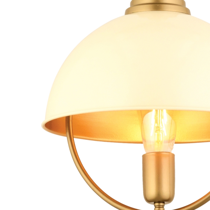 MONZA rippvalgusti 1xE27/40W/230V läbimõõt 30 cm kreem/kolloidne