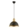 MONZA riputatav latern 1xE27/40W/230V Ø 29 cm must/ pronks