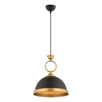 MONZA riputatav valgus 1xE27/40W/230V läbimõõt 30 cm must/bronze
