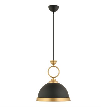 MONZA riputatav valgus 1xE27/40W/230V läbimõõt 30 cm must/bronze