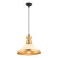 MONZA riputusvalgusti 1xE27/40W/230V diameeter 30 cm kreem/kuld