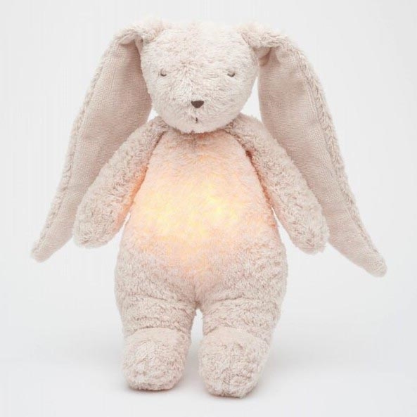 Moonie - Kaisuloom meloodia ja valgusega 2.0 jänes organic roos