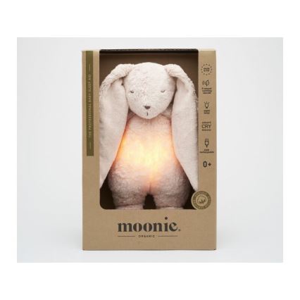 Moonie - Kaisuloom meloodia ja valgusega 2.0 jänes organic roos