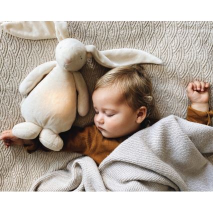 Moonie - Kaisuloom meloodia ja valgusega jänes 2.0 organic Liiv
