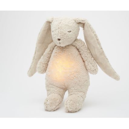 Moonie - Kaisuloom meloodia ja valgusega jänes 2.0 organic Liiv