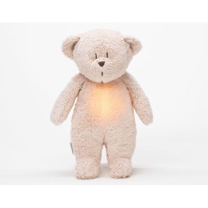 Moonie - Kaisuloom meloodia ja valgusega väike karu 2.0 organic roos