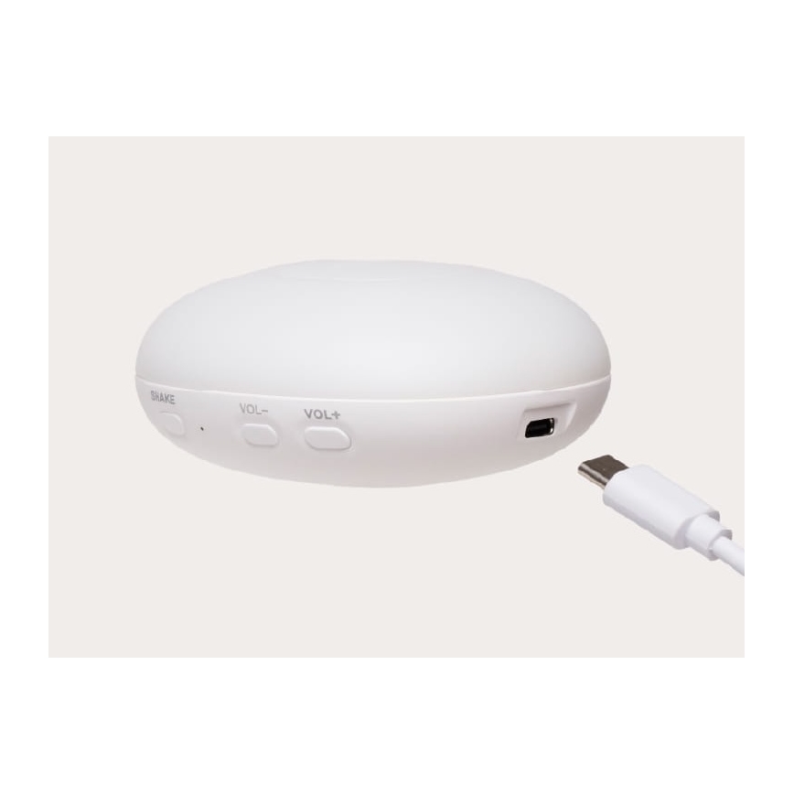 Moonie - meloodia ja valgusega uinutusmänguasi, hüljes, orgaaniline hall