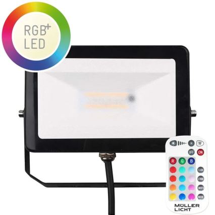 Müller-Licht - LED RGBW Hämardatav väli prožektor LED/10W/230V IP65 + kaugjuhtimispult