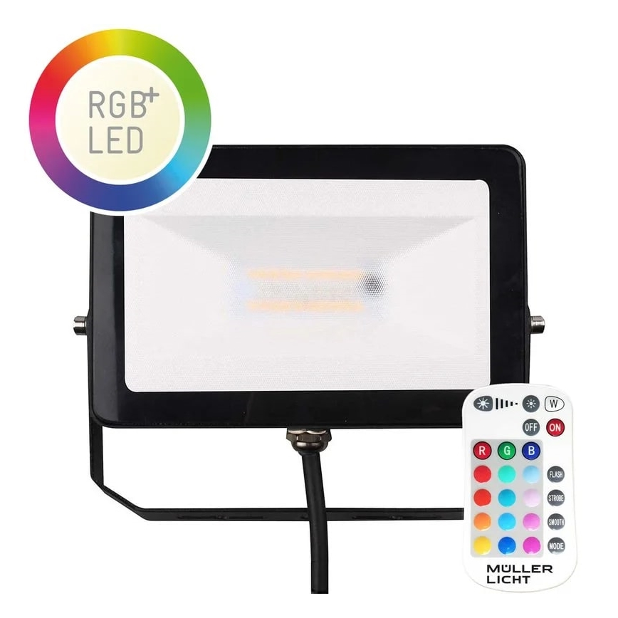 Müller-Licht - LED RGBW Hämardatav väli prožektor LED/10W/230V IP65 + kaugjuhtimispult