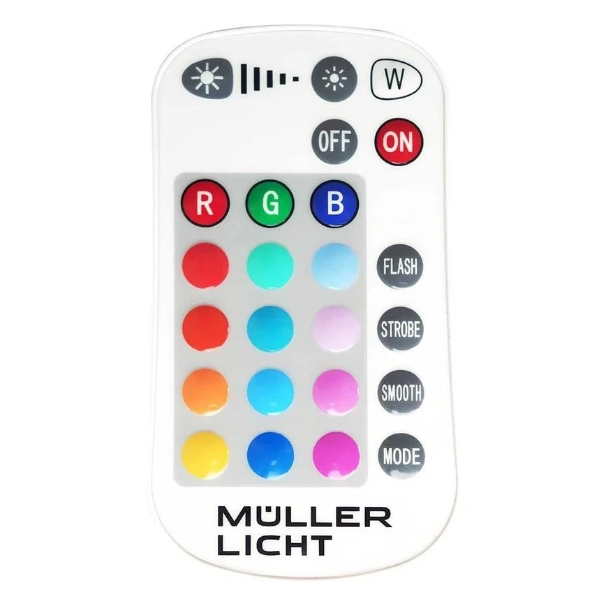 Müller-Licht - LED RGBW Hämardatav väli prožektor LED/10W/230V IP65 + kaugjuhtimispult